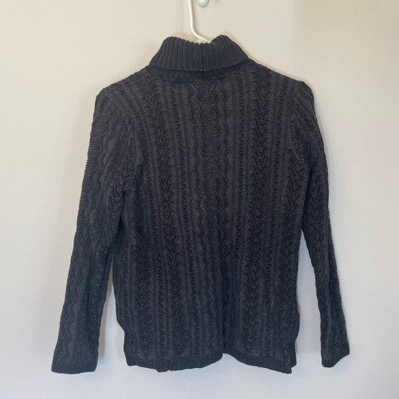eight eight eight - S Black Turtleneck Sweater - Picture 3 of 3